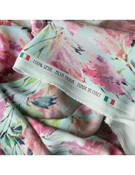 ITALIA, Seda 100%, 140 cm
