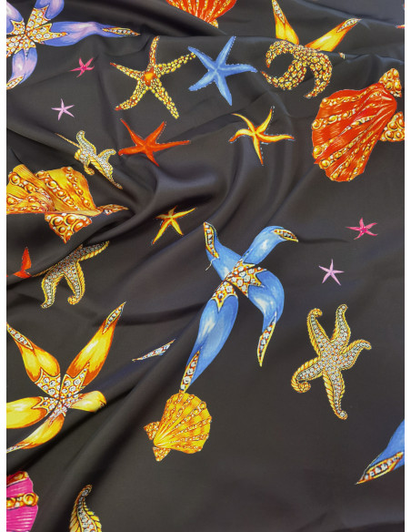 Tela estampada poliester art. Estrellas