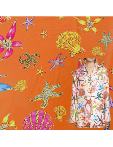 Tela estampada poliester art. Estrellas