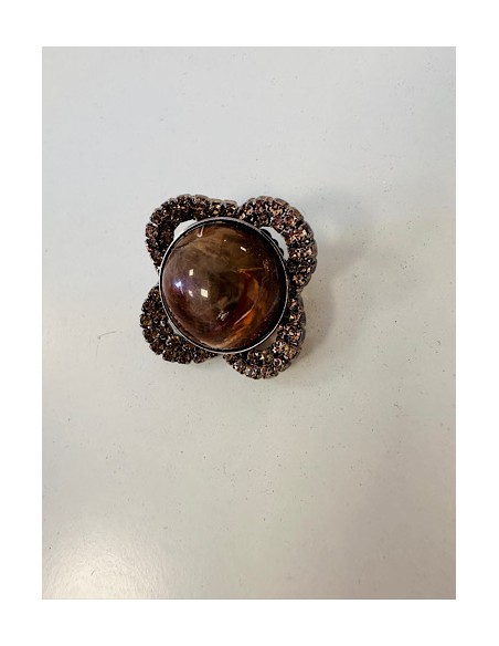 Botón con piedra y Swarovski art 5