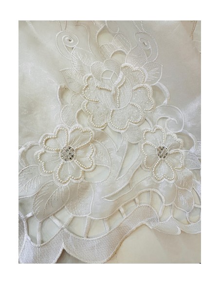 Tela con perlas y diamantes art: DG2